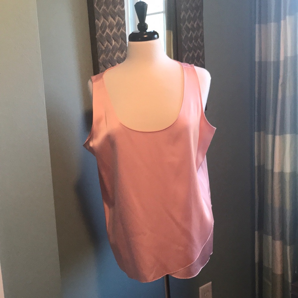 XL Sleeveless Pink Blouse
